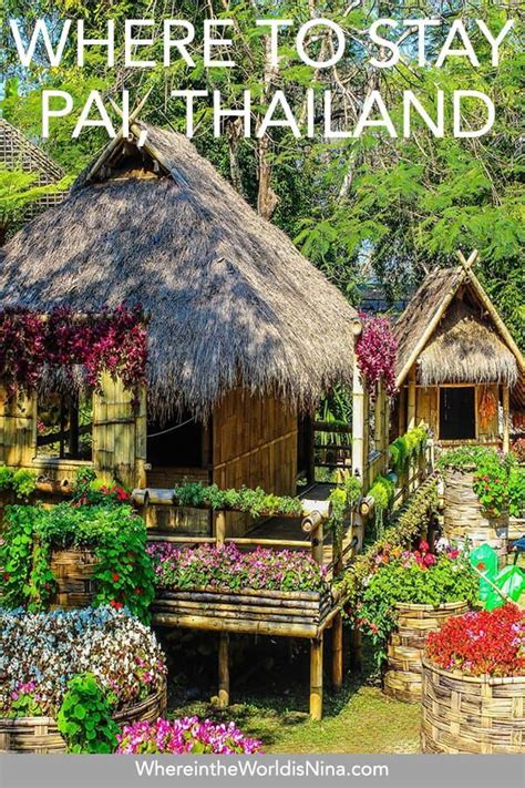 hotel pai thailand|places to stay in pai.